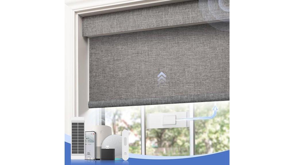 wireless solar motorized blinds