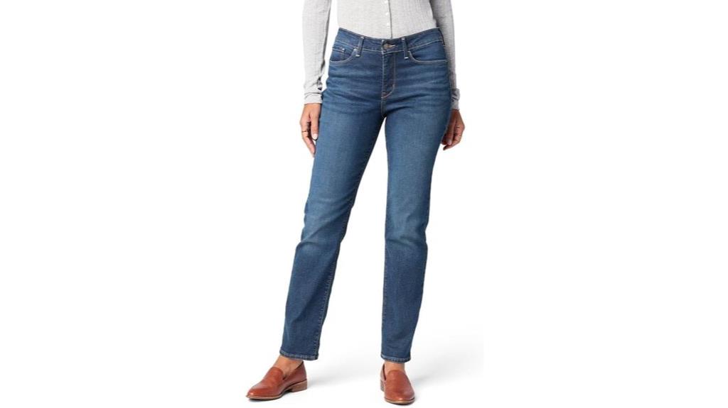 women s curvy straight jeans