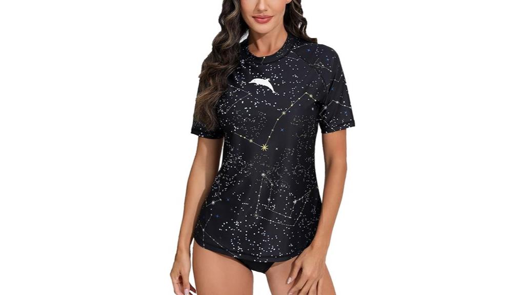 women s short sleeve swimsuit