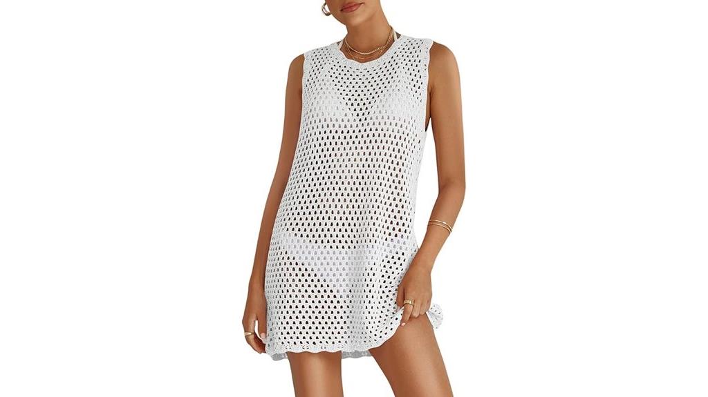 women s sleeveless swimsuit coverup