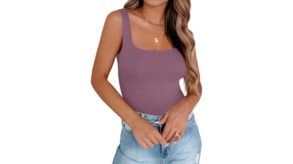 women s square neck tank