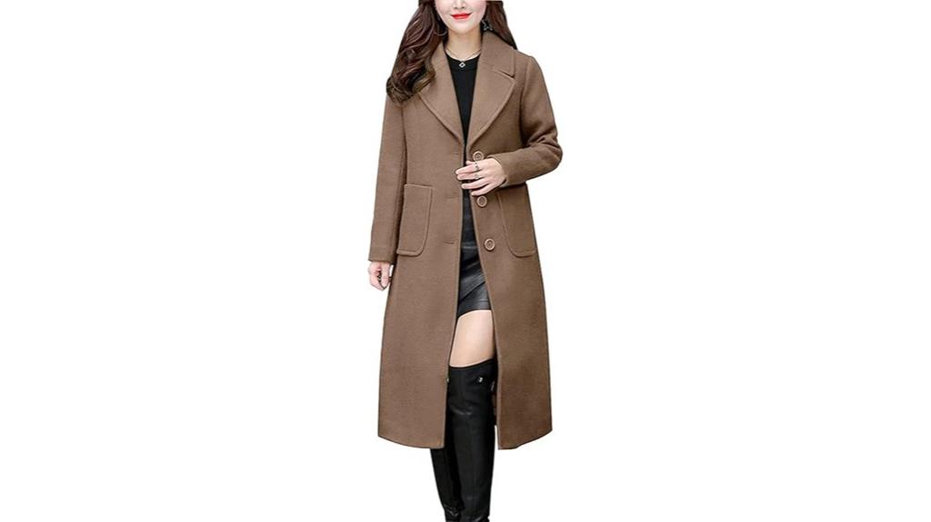 women s wool blend coat