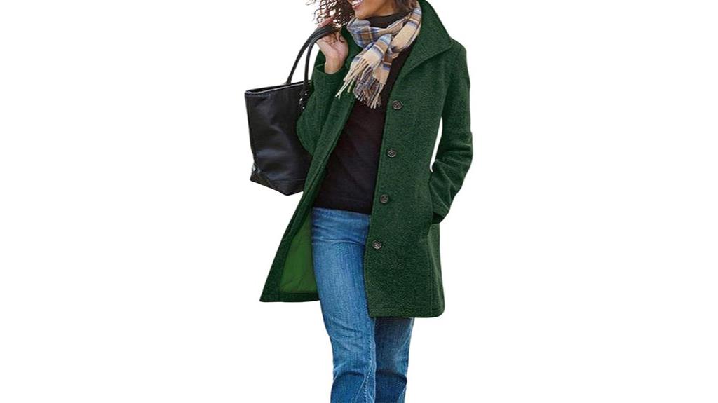 women s wool blend pea coat