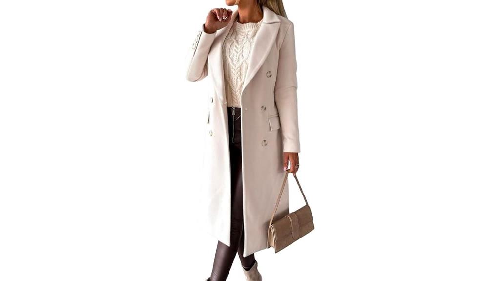women s wool double coat