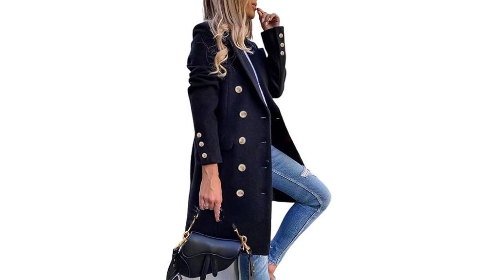 women s wool double coat