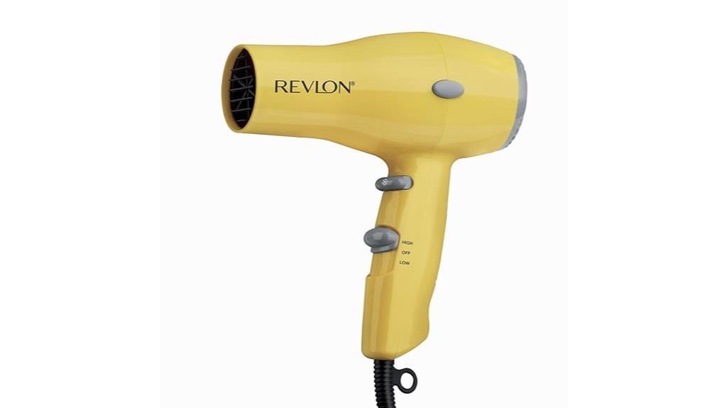 yellow compact revlon dryer