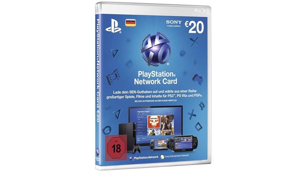 20 playstation network gift