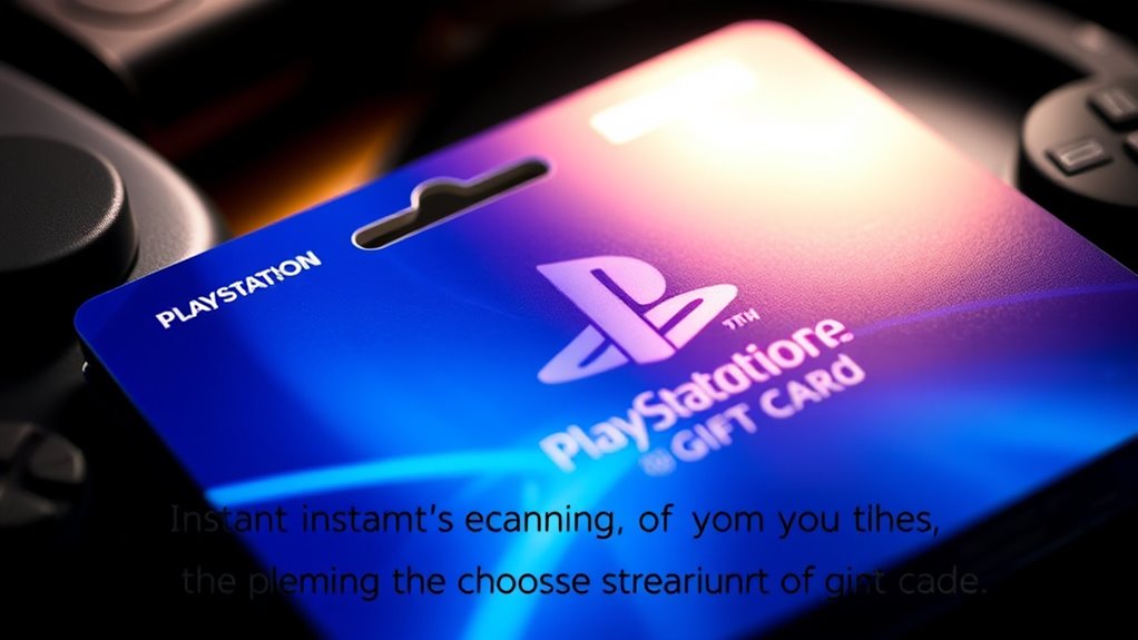 choosing playstation gift cards