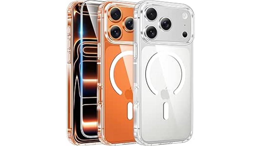 clear magnetic phone case