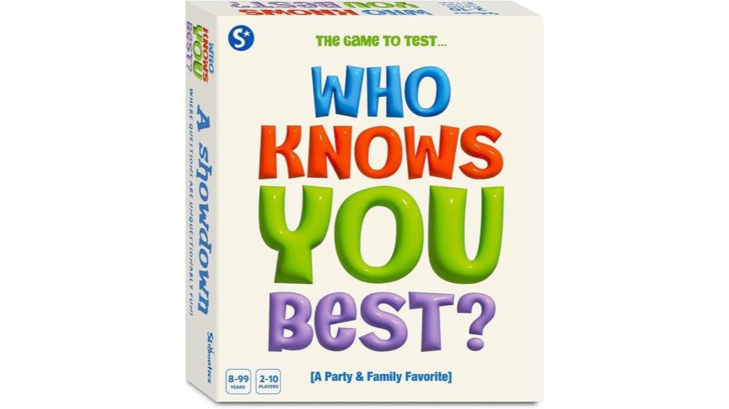 family quiz card game