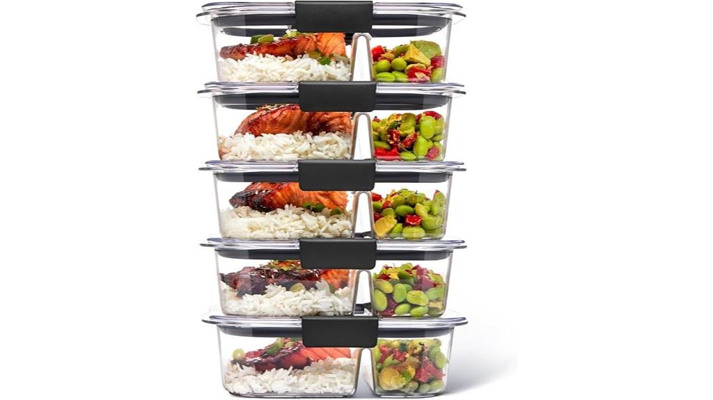 five pack meal containers