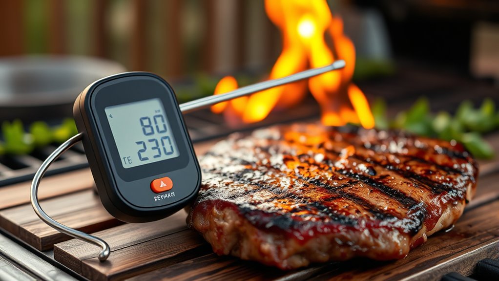 key grilling thermometer features