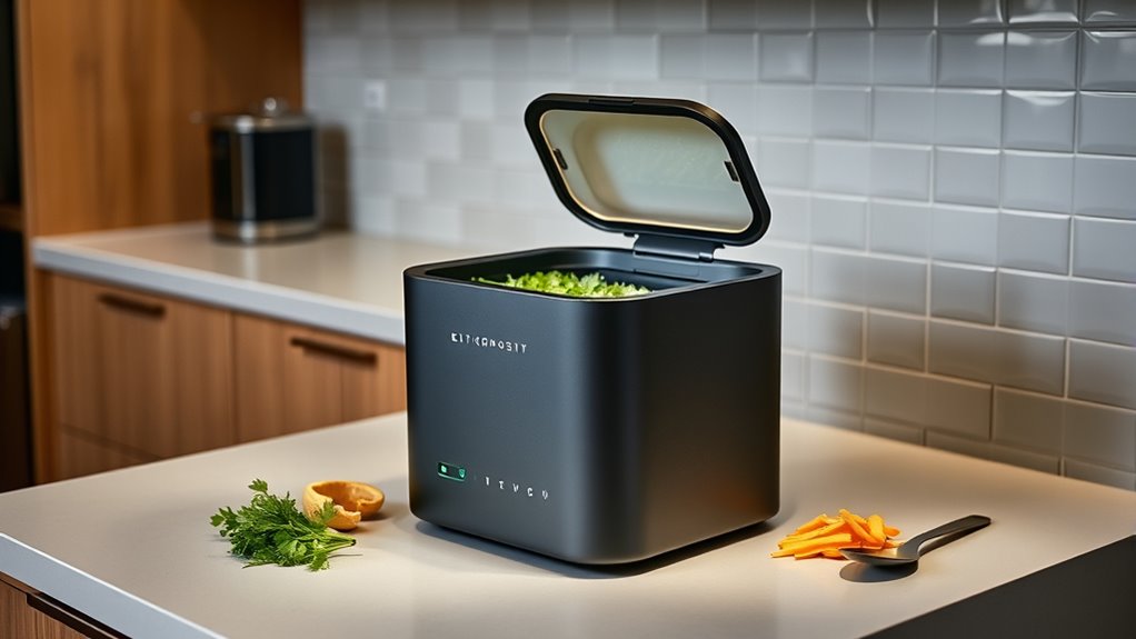 kitchen compost bin features