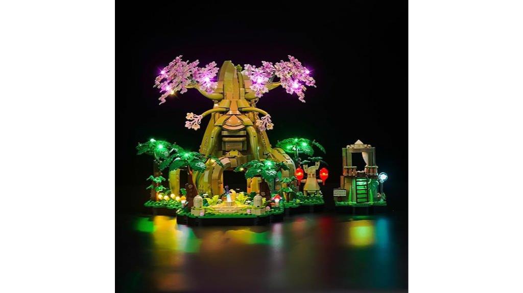 lego zelda deku tree lighting