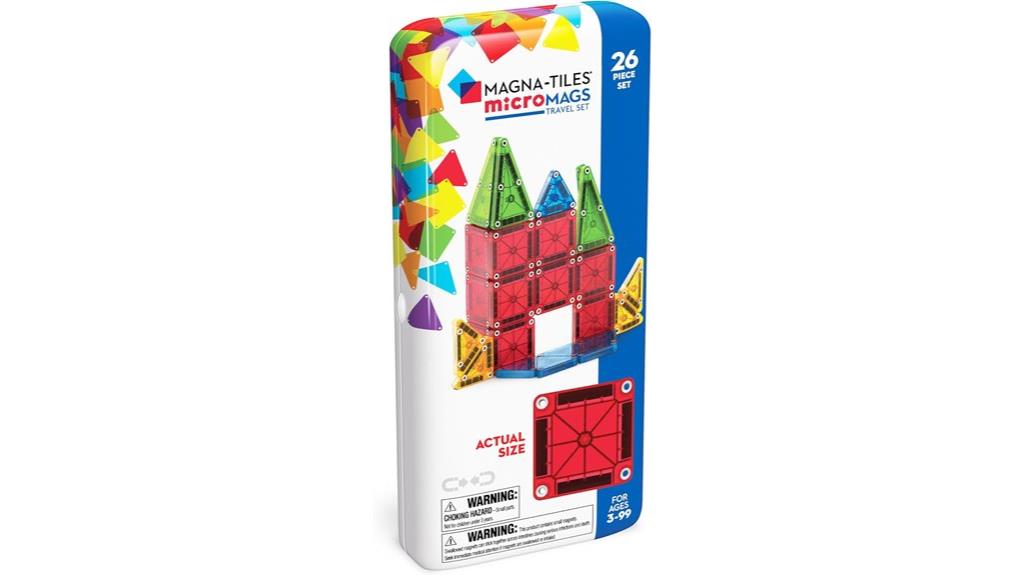 magnetic building travel set