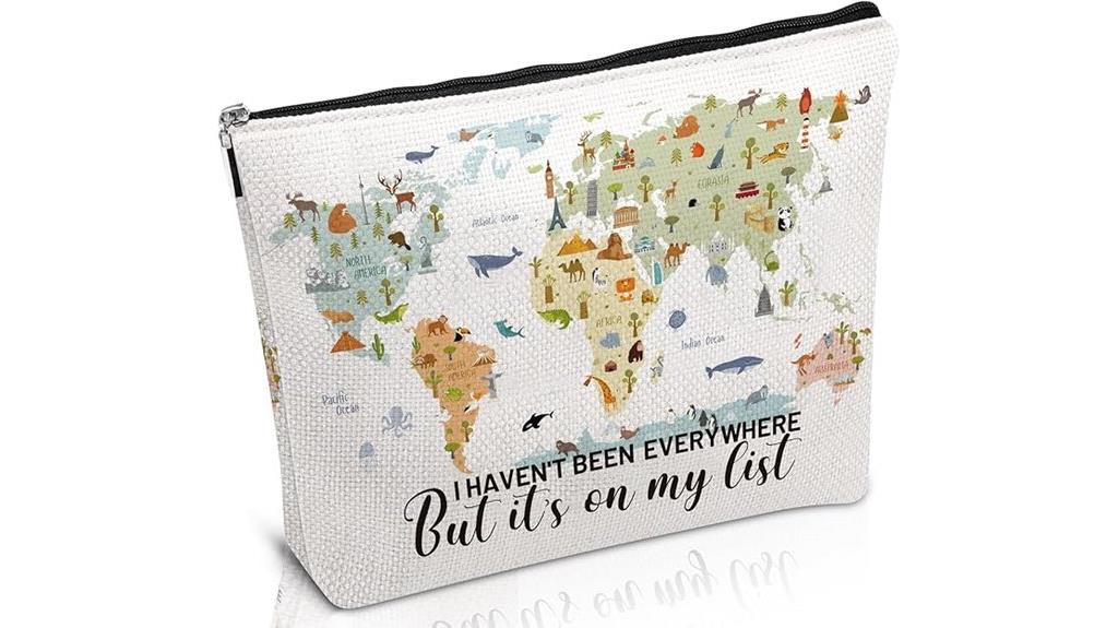 portable cosmetic travel case