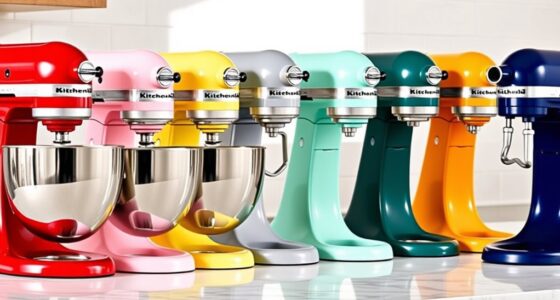 top kitchenaid mixer colors