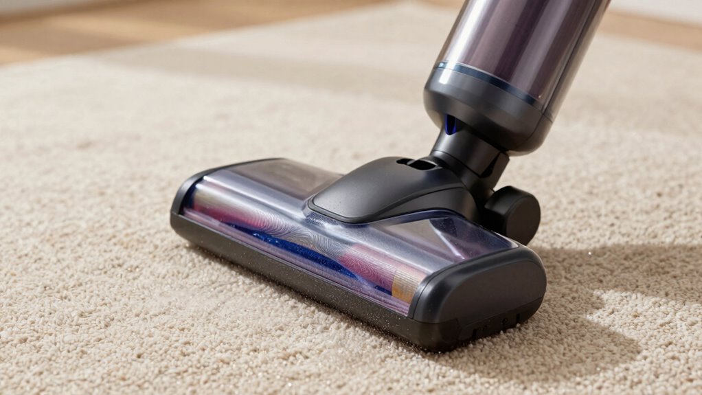 adjust vacuum for dust