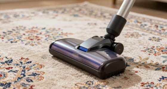 area rug vacuum features