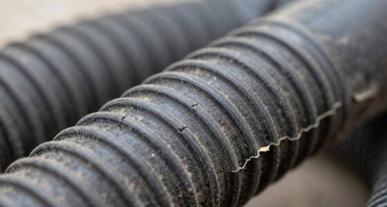 clogged or worn hoses