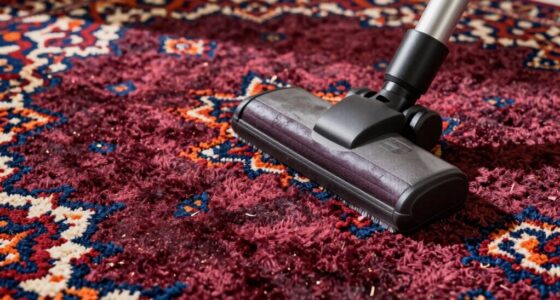 effective vacuuming for plush carpets