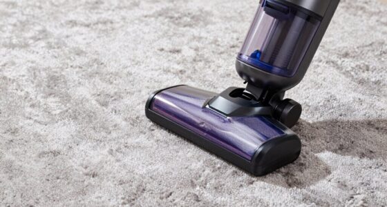 efficient cleaning with low pile