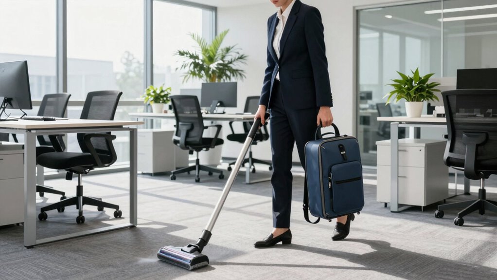 efficient ergonomic office cleaning