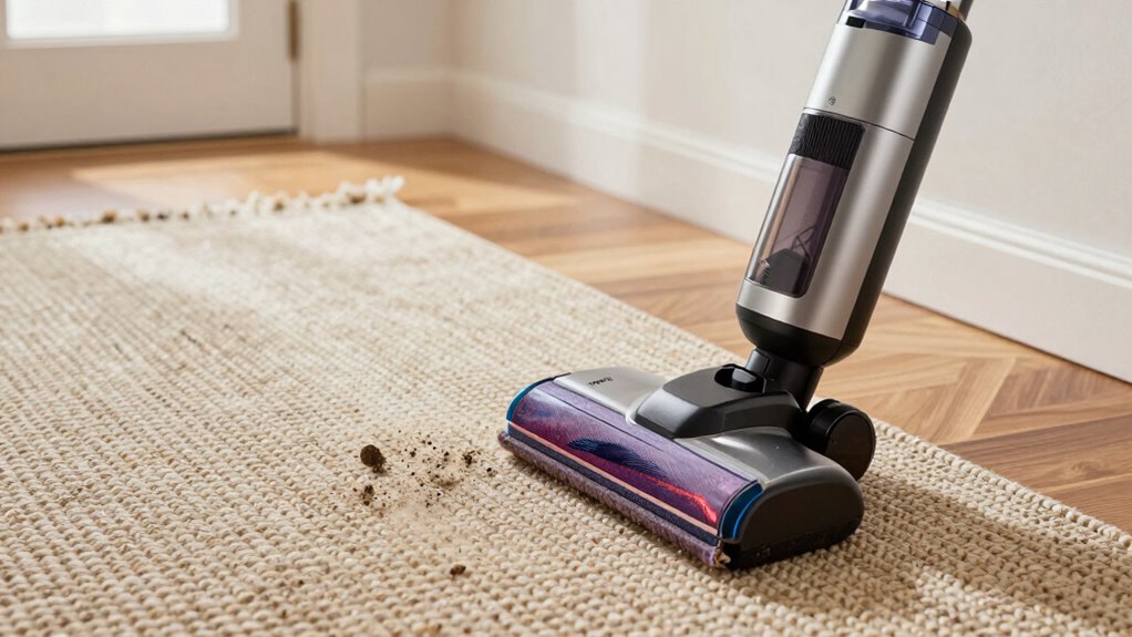 entryway vacuuming for allergen control