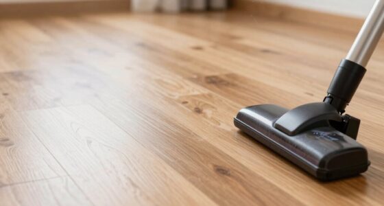 extend vacuumed floor cleanliness