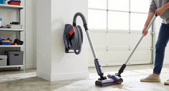 garage central vacuum cleaning