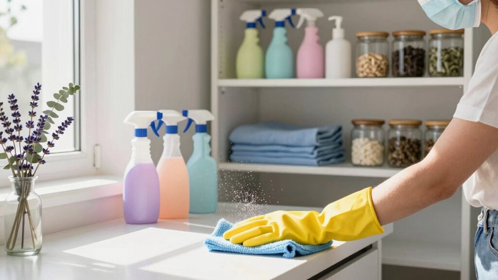manage allergy season cleaning