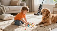 managing pet and kid messes