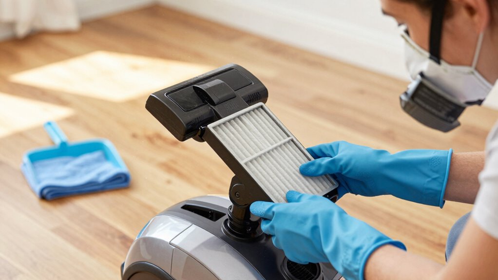 minimize dust during cleaning