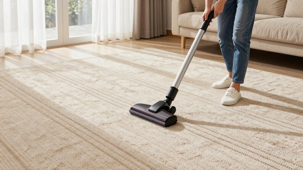 optimized large room vacuuming patterns