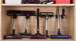 organized vacuum attachment storage