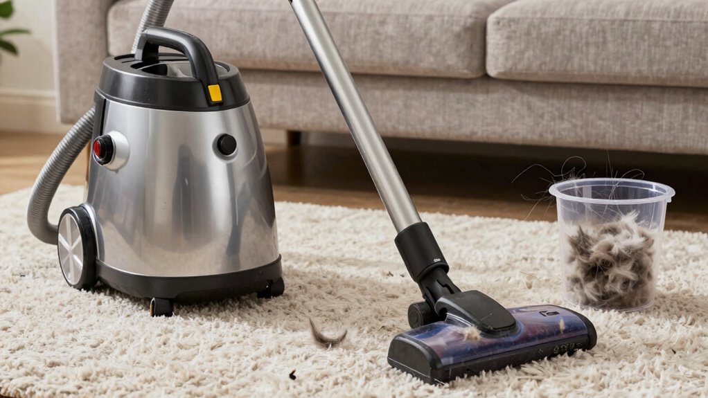 pet hair cleaning efficiency