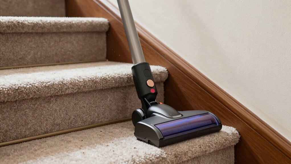 portable ergonomic stair vacuum