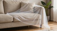 preventing upholstery dust spread