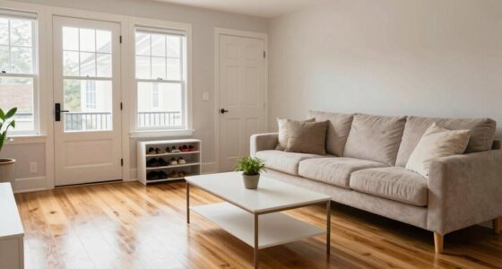 reduce dust from foot traffic