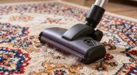 regular vacuuming prolongs rug durability