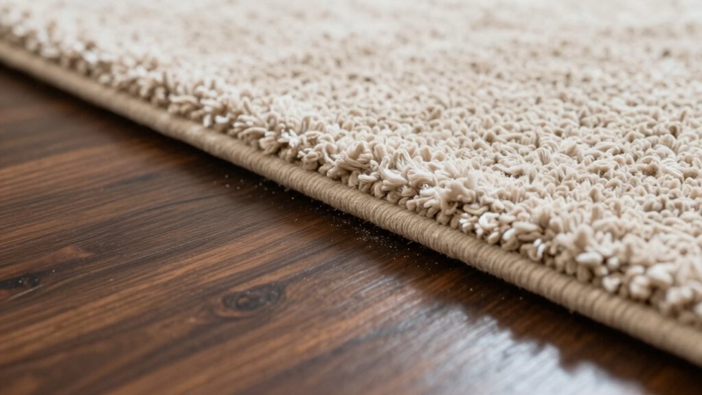 seal edges to prevent dust