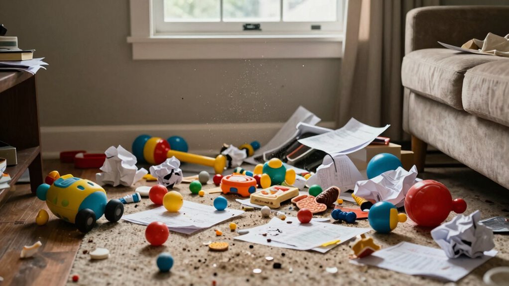 small messes escalate quickly