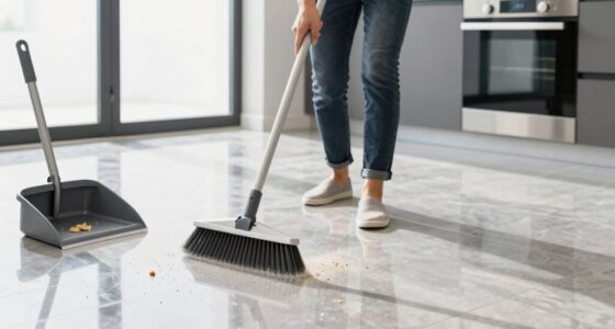 speedy kitchen floor cleaning