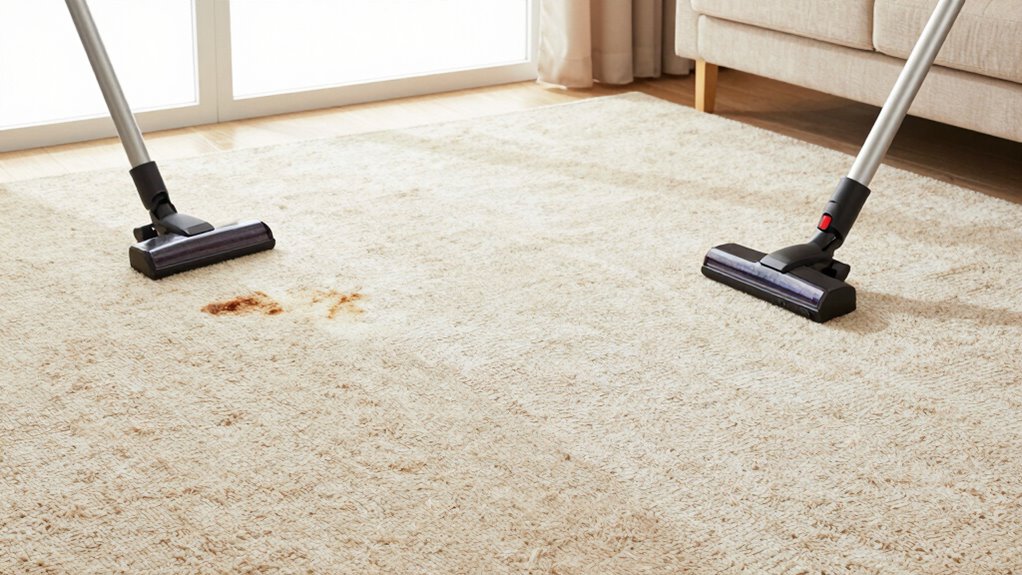 spot versus full vacuuming