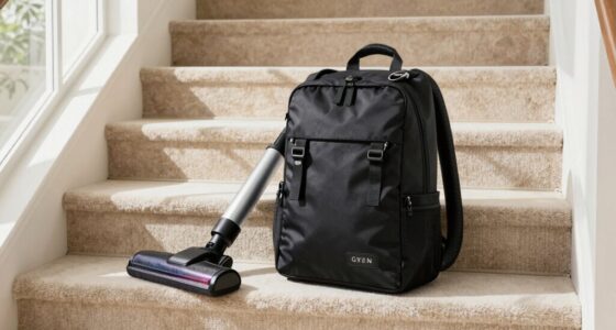 stair cleaning backpack vacuums
