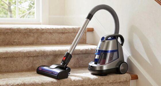 stair cleaning with canisters