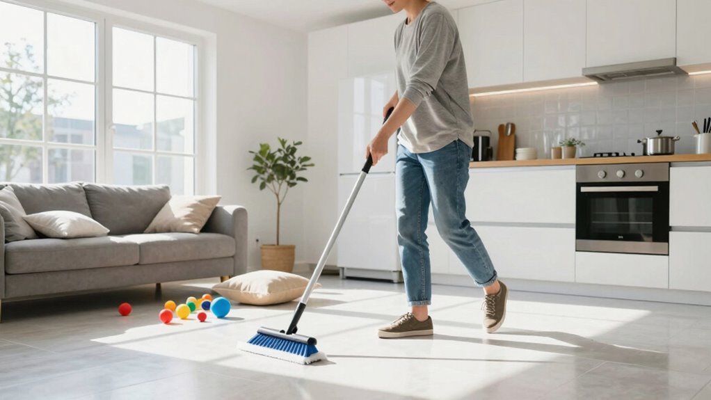streamlined room to room cleaning