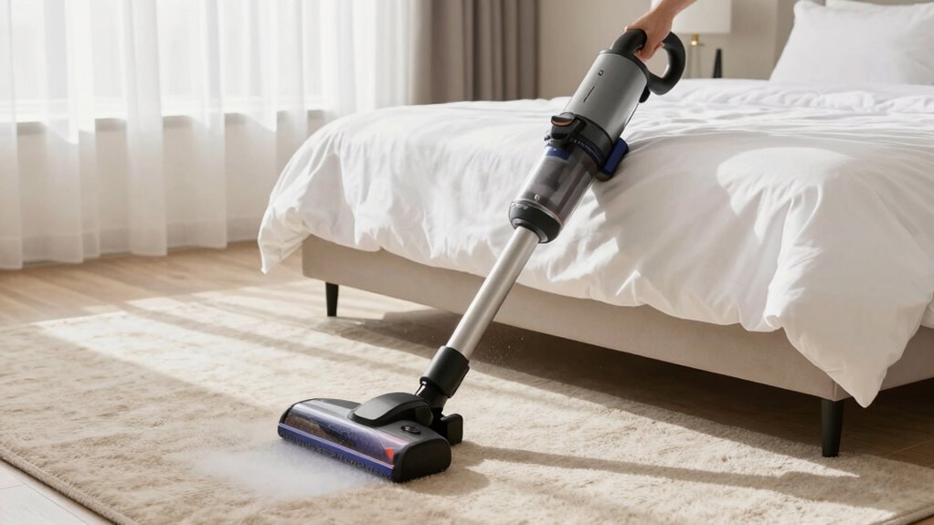 thorough vacuuming improves air quality