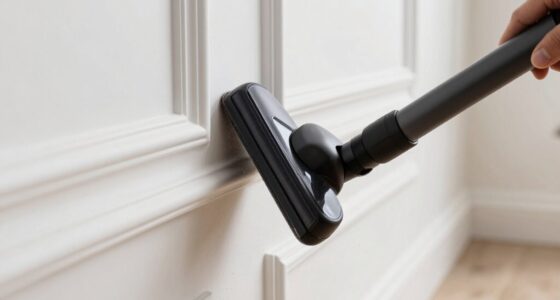 vacuum baseboards and trim