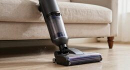 vacuum carefully around furniture